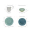 Reactive Piece Stoneware Dinnerware Set - Service for 4