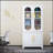 Metal Decorative Office Filing Storage Cabinet with Lock and Adjustable Shelves, Perfect for Organized and Stylish Workspaces-1034350955-1034350948