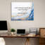 Citation artistique «Tout changement est une occasion». Toile tendue par Daniel Egger-968494665