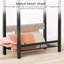 Charging Station, Narrow, Slim Side Table with Storage-1574572722