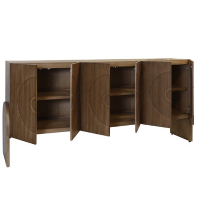Modern Millie 4-Door Sideboard - Walnut