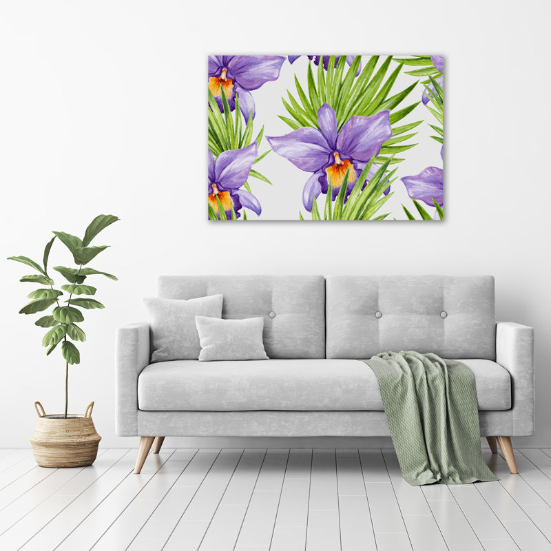 Orchid - No Frame Print on Canvas