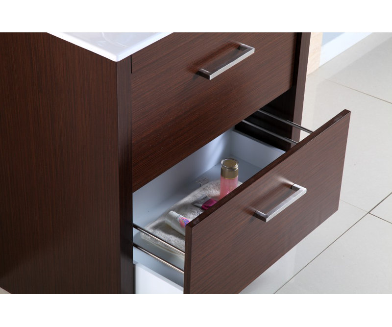 Cremona 30'' Single Bathroom Vanity with Ceramic Top