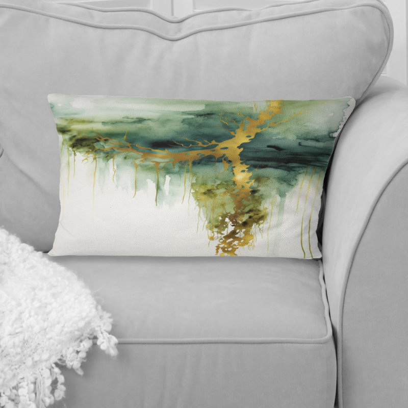 Coussin Awakenings In French Moss IV - Abstract
