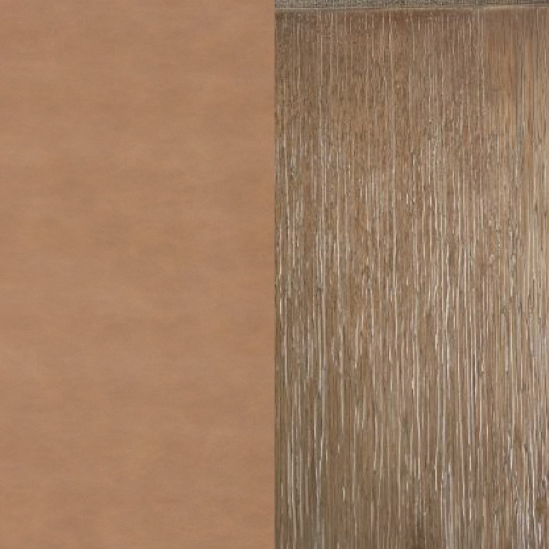  Tabouret rembourré en bois, Light Brown Polyester/Light Brown Frame, 1, Counter Stool (24.6” Seat Height)