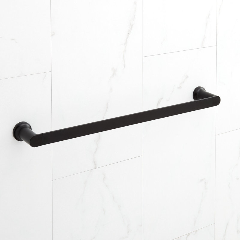 Porte-serviettes 18 po Berwyn - Noir mat, Noir mat, H 1,94 po x L 19,94 po x P 3,44 po