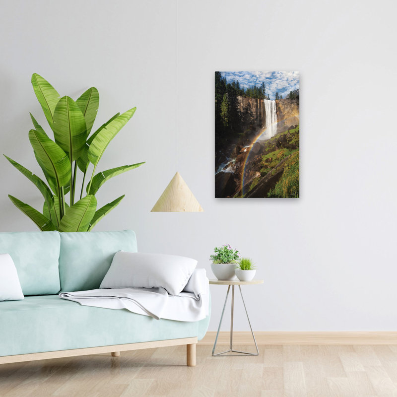 Vernal Fall, Yosemite - Photographie contemporaine Vernal Fall Yosemite Art, H 24 po x l 16 po