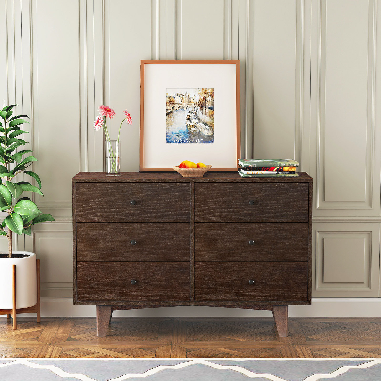 George Oliver Lacei 6 - Drawer Dresser | Wayfair