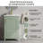 Compact Freestanding Bathroom Vanity with Ceramic Sink-464050364