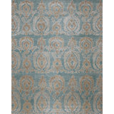 Classic Hand Knotted Geometric Area Rug