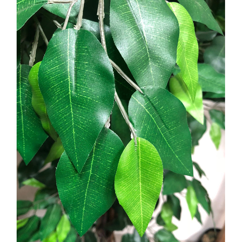 Arbre ficus de plancher artificiel en pot