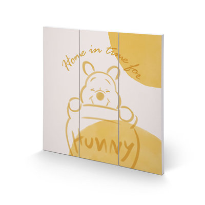 Winnie the Pooh (Home in Time for Hunny) Paper Print