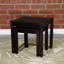 Ensemble de 2 tables gigognes en eucalyptus