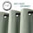 Linen 100% blackout curtains Thermal for Winter Insulated Linen Textured Grommets Heather Pattern Curtains 2 Panel Sets-904751983-904751987