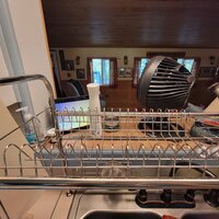 NEX Single Layer Stainless Steel Dish Rack Haitral Finish: Silver, Size: 24.5 H x 33.3 W x 11.3 D