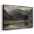 Toile avec cadre flottant noir