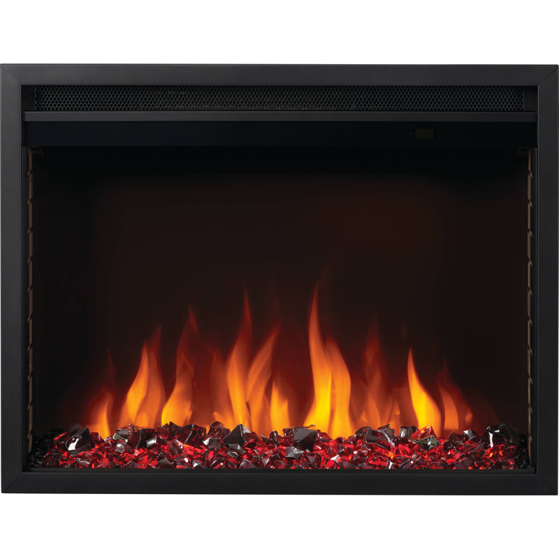 Electric Fireplace Insert, 20.25" H x 26" W x 7.75" D