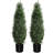 2Pcs Artificial Topiary Tree, Artificial Cedar Topiary Trees-1502962775
