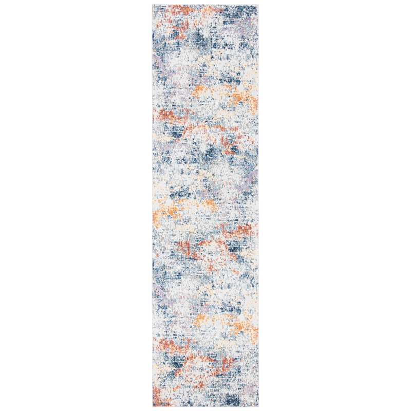 Crystal Performance Abstract Rug, Runner 2'4" x 9'