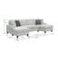 Canapé modulaire gris Ranger