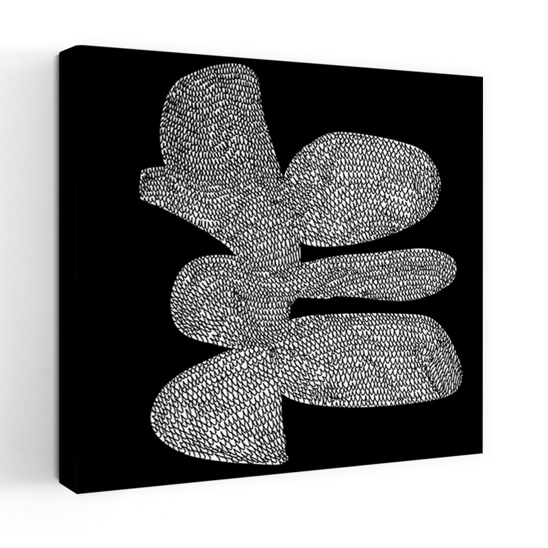 Art contemporain contemporain abstrait, H 18 po x l 18 po