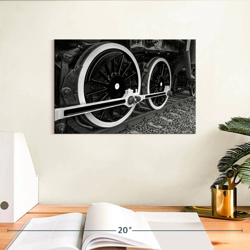 Mehar Train Wheels, 8" H x 12" W