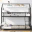 Metal House Bunk Bed, Twin over Full-2089169539