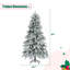 Arbre de Noël enneigé pré-éclairé-1371334365