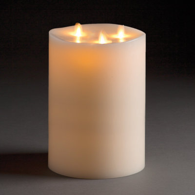 Bougie sans flamme sans parfum