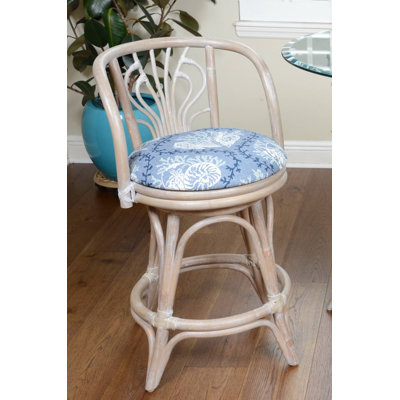 Conagh Swivel Upholstered Counter Stool