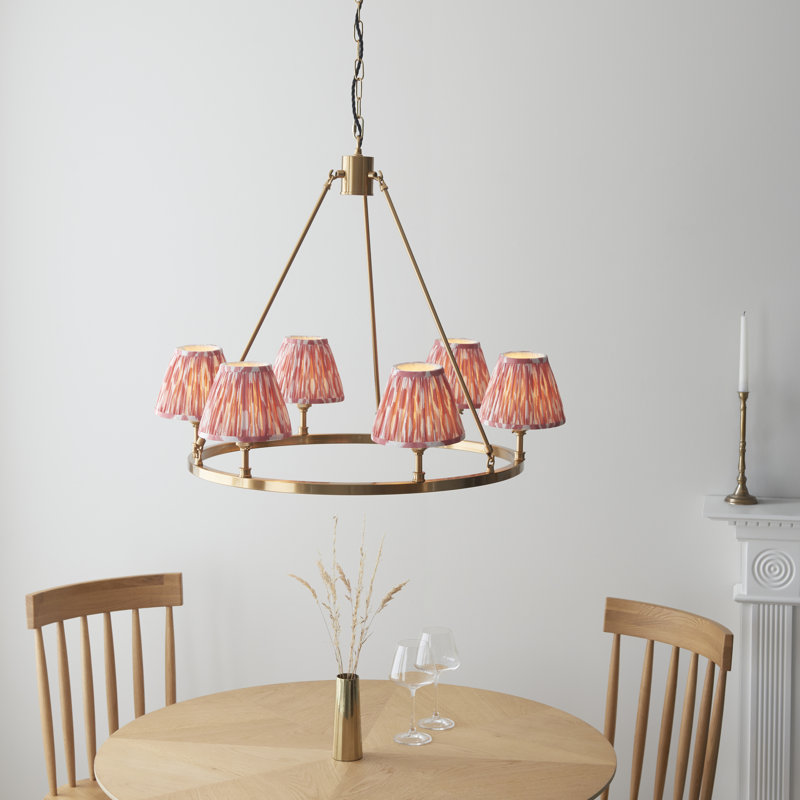 Chester 6 - Light Chandelier, Pink