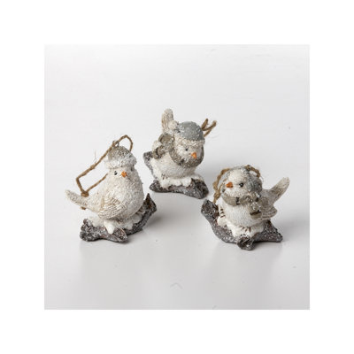 Foust 3'' Wood Animals Hanging Figurine Ornament
