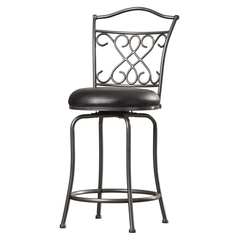 Tabouret de bar pivotant 24 po Barfuss, Tabouret de comptoir (assise de 24 po de hauteur)