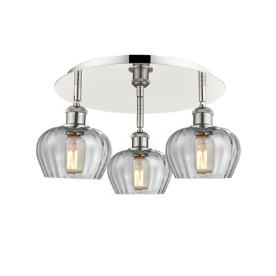 Bergeman Glass Flush Mount