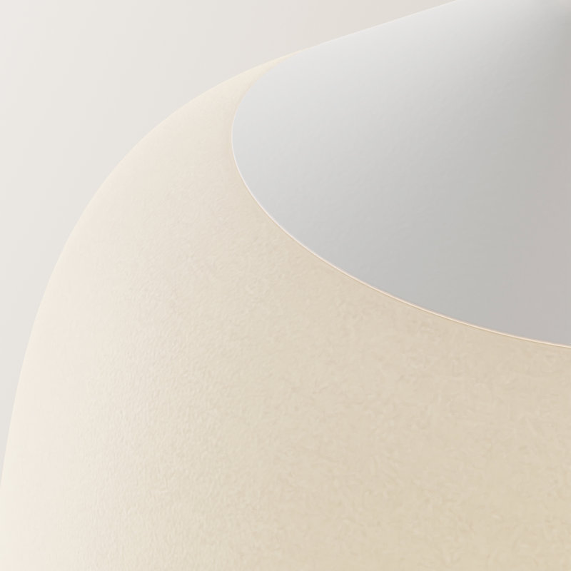 Goby Pendant Light, 21" H x 9" W x 5.25" D, Snow, White