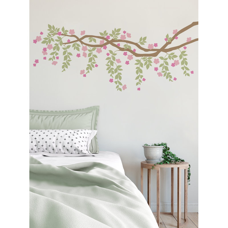 Décalcomanie murale vignes Cherry Blossom, Rose clair, H 5 po x l 5 po x P 1 po