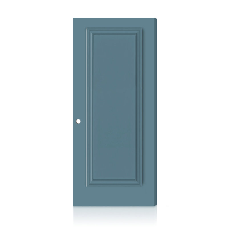 Dalle de porte intérieure en composite 1 droite anti-feu Palazzo, L 30 po x H 80 po, Bleu dignité, Droite / vers l'intérieur