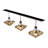3 - Light Brown Kitchen Island Pendant
