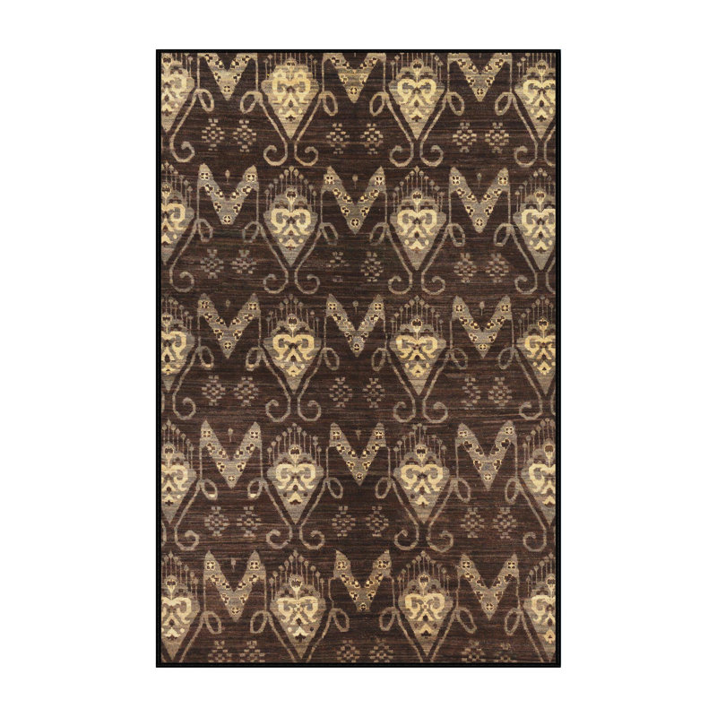 Abstract Indoor Rug, Rectangle 4' x 6'