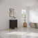 Formosa Fresca 24" Free-Standing Single Sink Bathroom Vanity Set with Mirror (Faucet Not Included)