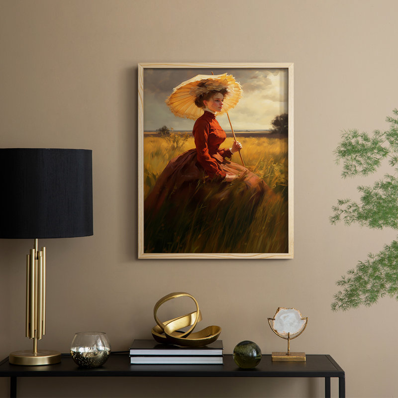 «WOMEN Series DCCDXCI», reproduction encadrée - bois massif, Naturel, H 15 po x l 12 po