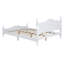 Base de lit plateforme en bois grand format, lit plateforme de style rétro avec support en lattes de bois-2139312288-2139312291