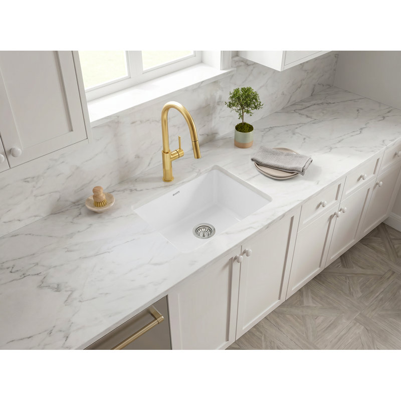 Fiamma 30" L x 18" W Drop-In Kitchen Sink, 30 inch