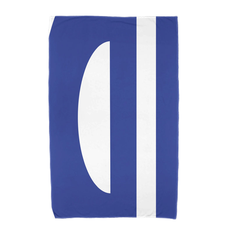 Serviette de plage en microfibre, Bleu