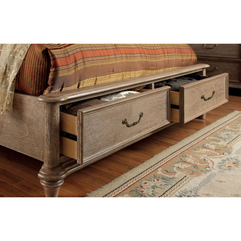 Lit plateforme avec rangement Rumley, Grand