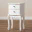 41.9cm W Manufactured Wood Bedside Table