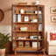 Bibliothèque moderne en bois massif simple