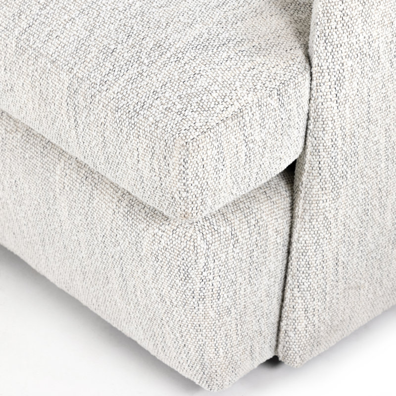 Whittaker Swivel Barrel Chair, Merino Cotton