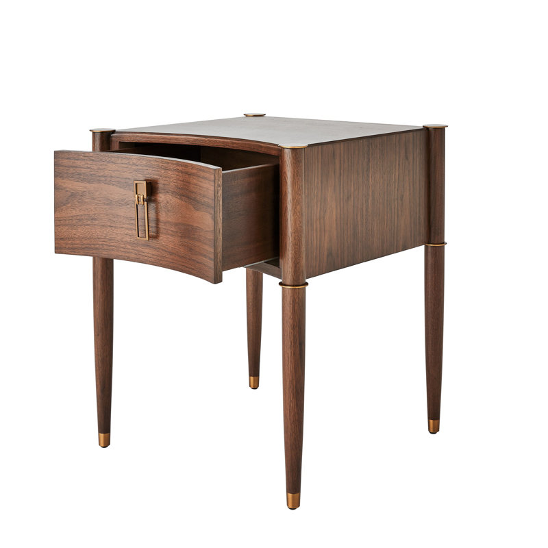 Solid Wood End Table