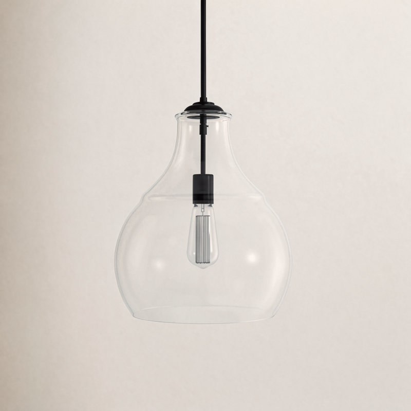 Luminaire suspendu à 1 lumière Seagrove, Bronze huilé